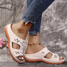 Sofia - Bequeme Und Bestickte Blumen-Sandalen