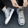 Franz - Glänzende Glitzer-High-Top-Sneakers